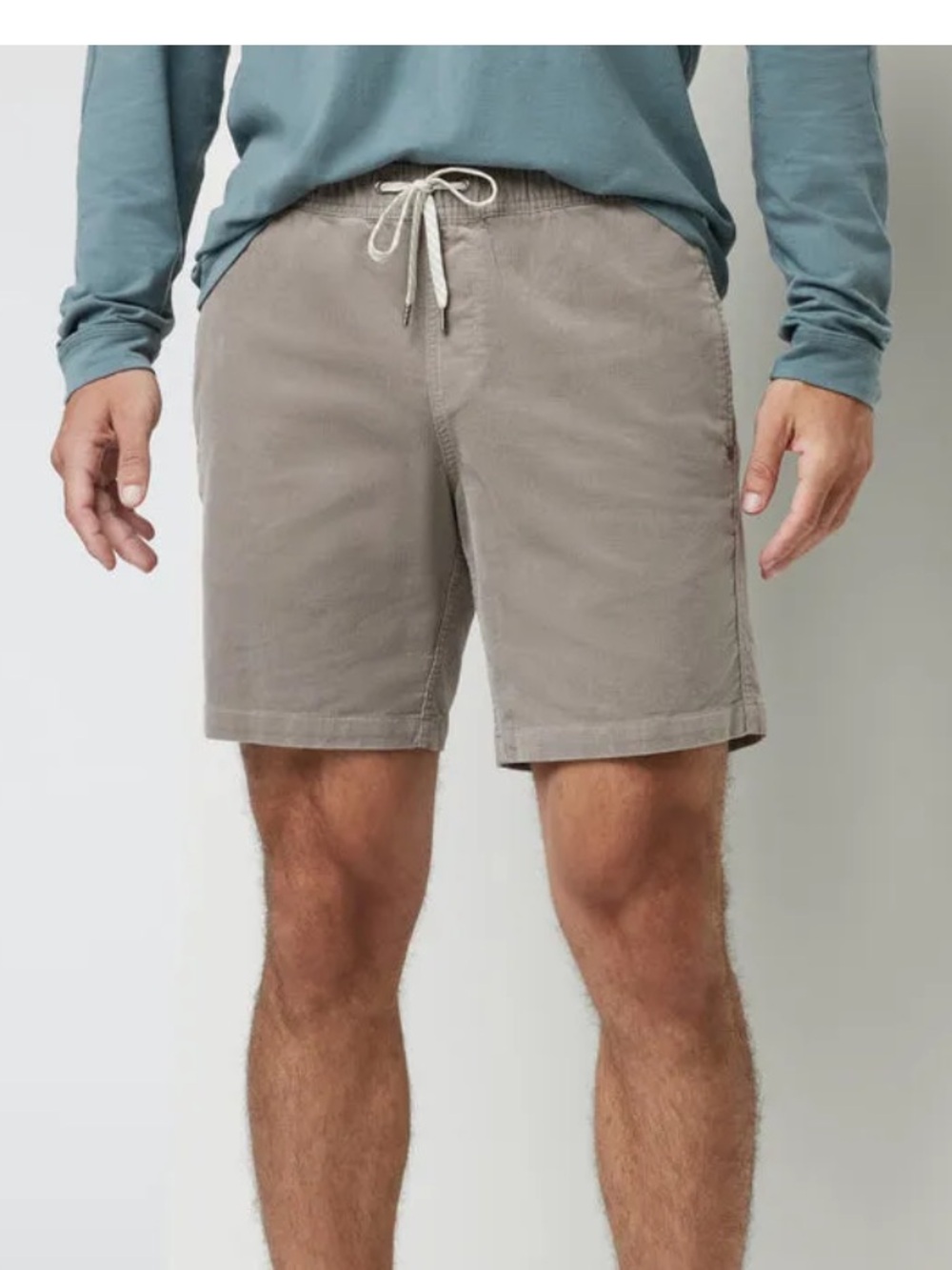 Men's Hybrid Drawstring Shorts - Taupe